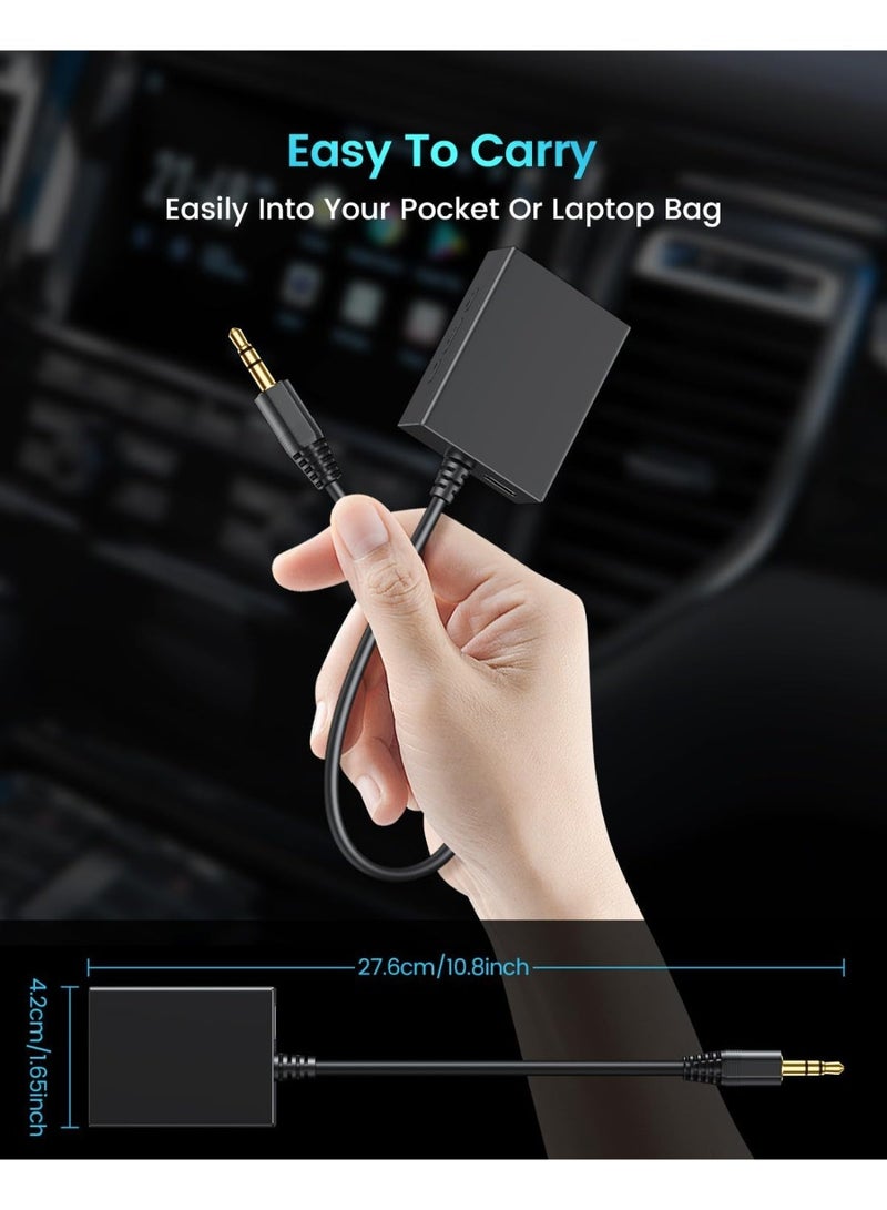 ANDTOBO USB to Aux Audio Adapter, 3.5mm Male to USB Female Adapter for Playing Music with Flash Drive in Car - Image 3